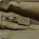 PRADA Tote Bag Nylon Beige Auth ac3213-10