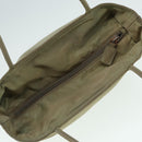 PRADA Tote Bag Nylon Beige Auth ac3213-6