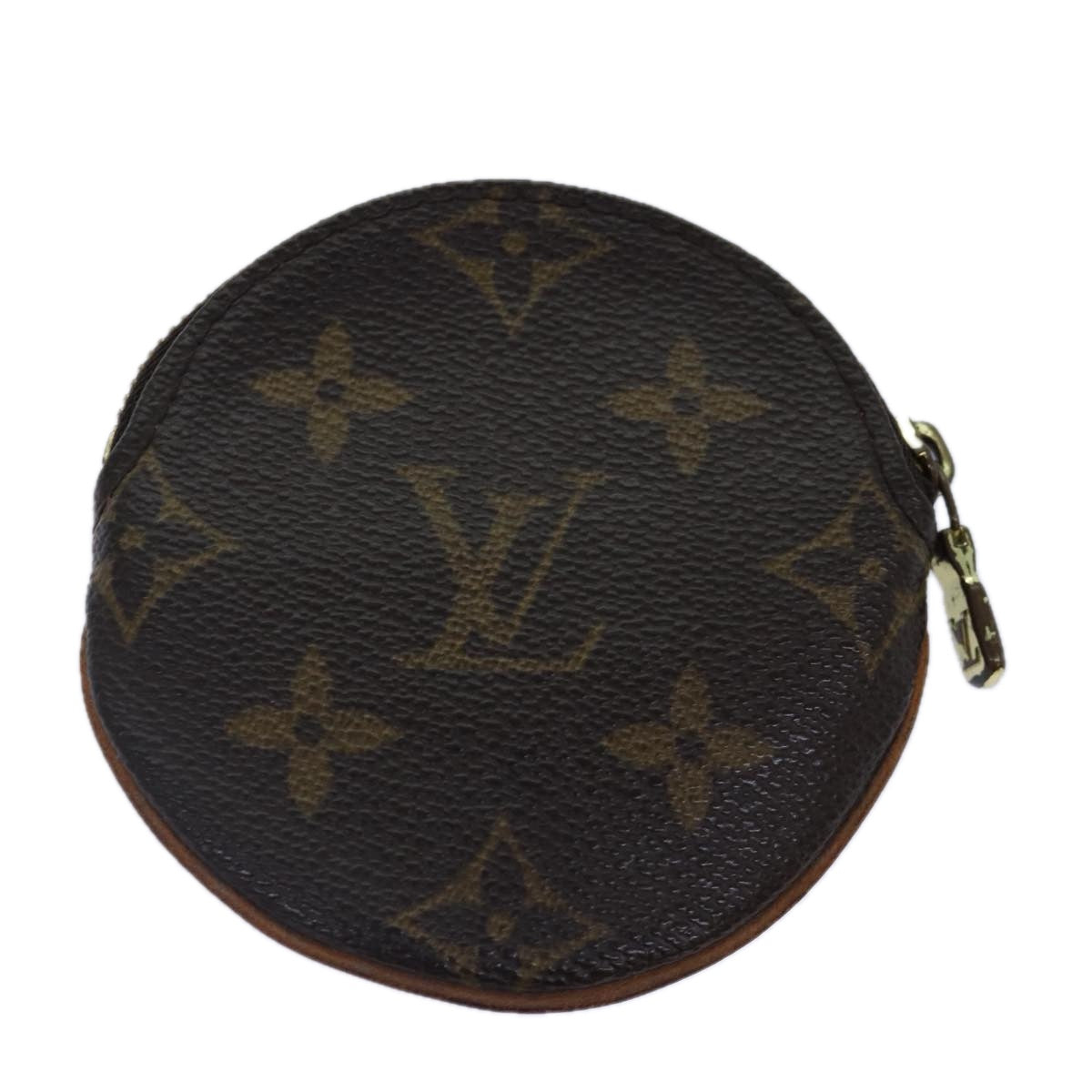 LOUIS VUITTON Monogram Porte Monnaie Rond Coin Purse M61926 LV Auth ac3223 - 0