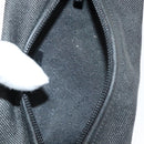 GUCCI Pouch Denim Gray Silver 90627 Auth ac3227-11