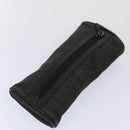 GUCCI Pouch Denim Gray Silver 90627 Auth ac3227-5