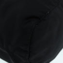 PRADA Drawstring Pouch Nylon Black Silver Auth ac3236-9
