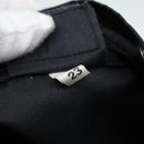 PRADA Drawstring Pouch Nylon Black Silver Auth ac3236-12