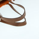 PRADA Tote Bag Nylon Orange Silver Auth ac3237-7