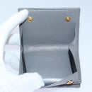 SAINT LAURENT Wallet Leather Gold Gray Auth ac3243-13