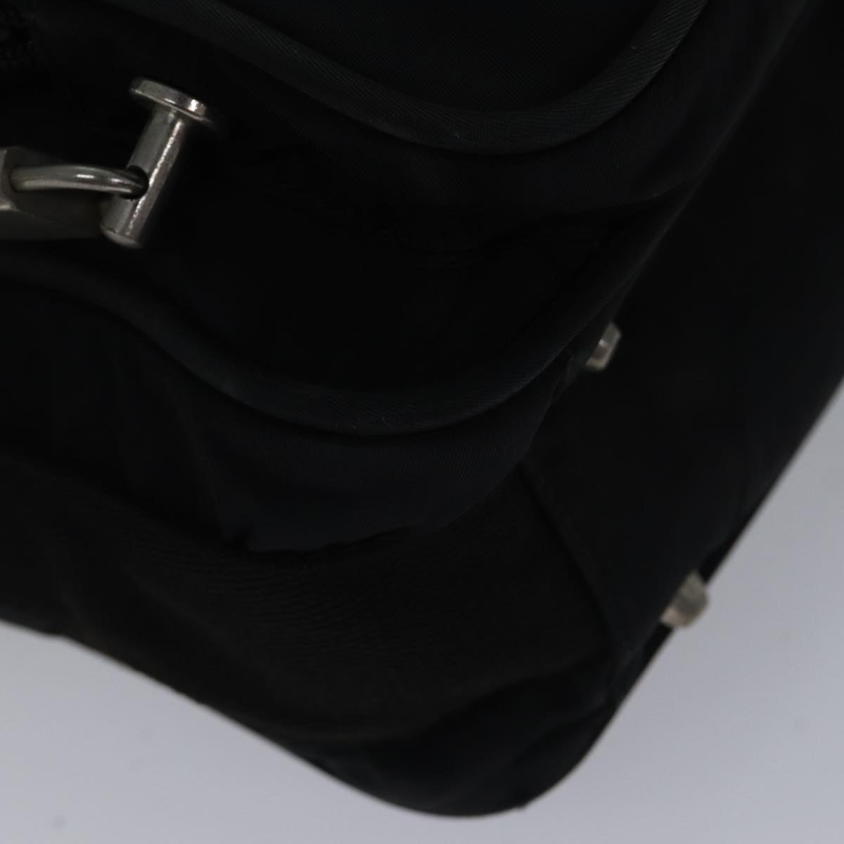 PRADA Shoulder Bag Nylon Black Auth ac3249