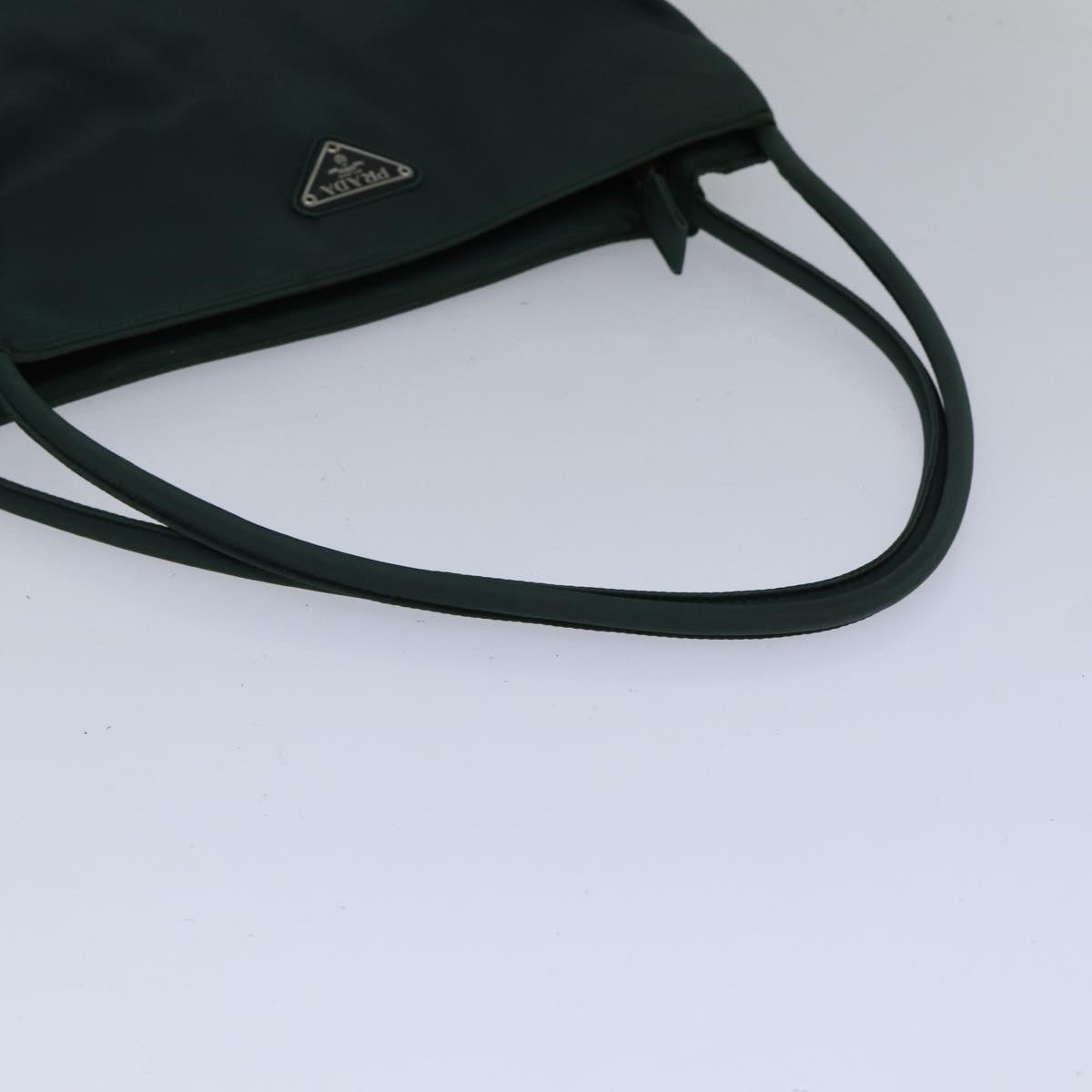 PRADA Tote Bag Nylon Green Auth ac3251