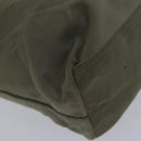 PRADA Tote Bag Nylon Beige Auth ac3252-13