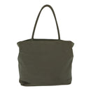PRADA Tote Bag Nylon Beige Auth ac3252-3