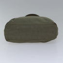 PRADA Tote Bag Nylon Beige Auth ac3252-9