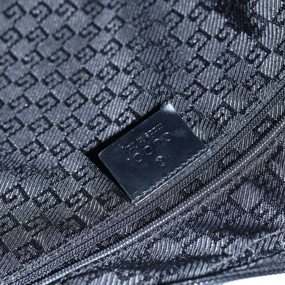 GUCCI Shoulder Bag Canvas Beige Auth ac3261