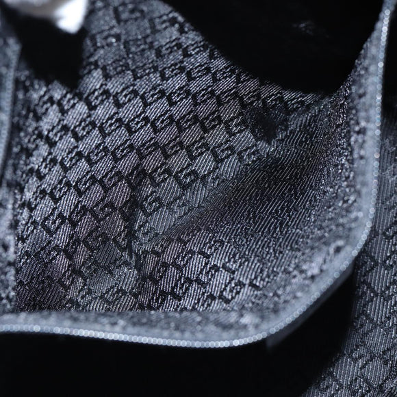 GUCCI Shoulder Bag Canvas Beige Auth ac3261