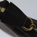 LOUIS VUITTON Damier Ebene Mini Pochette Accessoires Pouch N58009 LV Auth ac3267-9