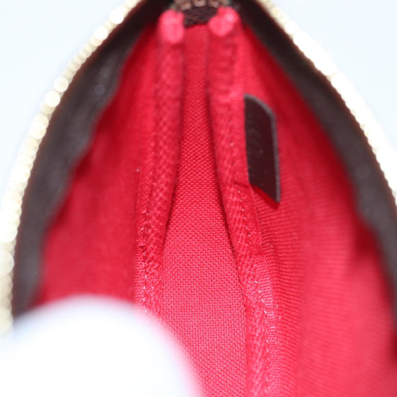 LOUIS VUITTON Damier Ebene Mini Pochette Accessoires Pouch N58009 LV Auth ac3267