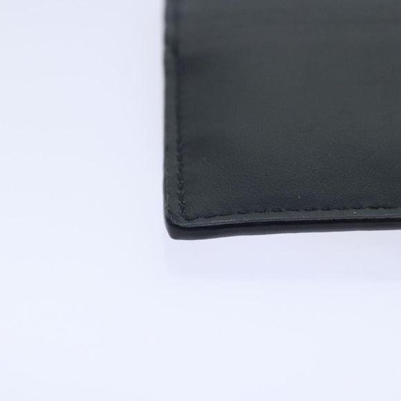 FENDI Card Case Leather Yellow Auth ac3270V