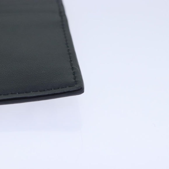 FENDI Card Case Leather Yellow Auth ac3270V