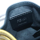 FENDI Card Case Leather Yellow Auth ac3270V-8