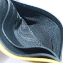 FENDI Card Case Leather Yellow Auth ac3270V-20