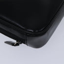 GUCCI Clutch Bag Patent leather Black Auth ac3275-15