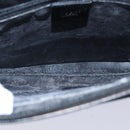 GUCCI Clutch Bag Patent leather Black Auth ac3275-9