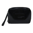 GUCCI Clutch Bag Patent leather Black Auth ac3275-13
