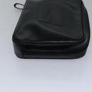 GUCCI Clutch Bag Patent leather Black Auth ac3275-3