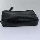GUCCI Clutch Bag Patent leather Black Auth ac3275-5