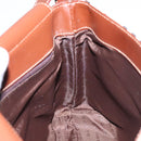 BURBERRY Nova Check Shoulder Bag PVC Leather Beige Auth ac3276-20