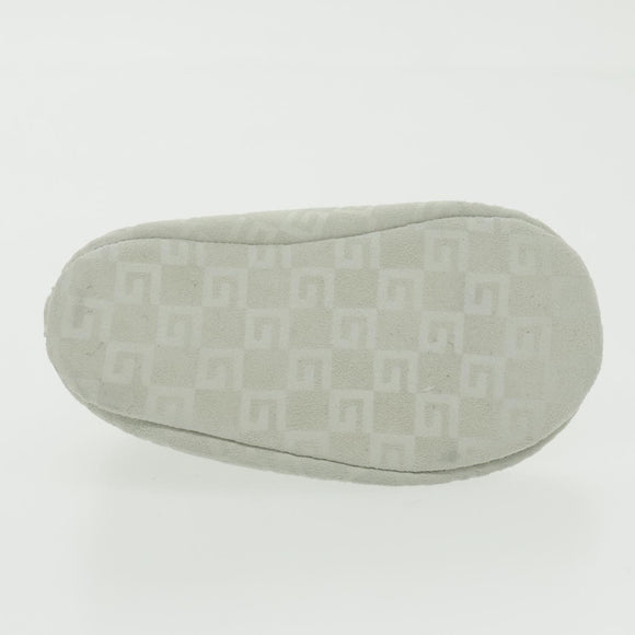 GUCCI Baby Shoes Suede White Auth ac3288