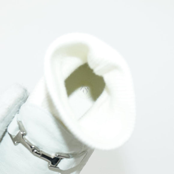 GUCCI Baby Shoes Suede White Auth ac3288