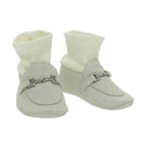 GUCCI Baby Shoes Suede White Auth ac3288-1