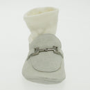 GUCCI Baby Shoes Suede White Auth ac3288-2