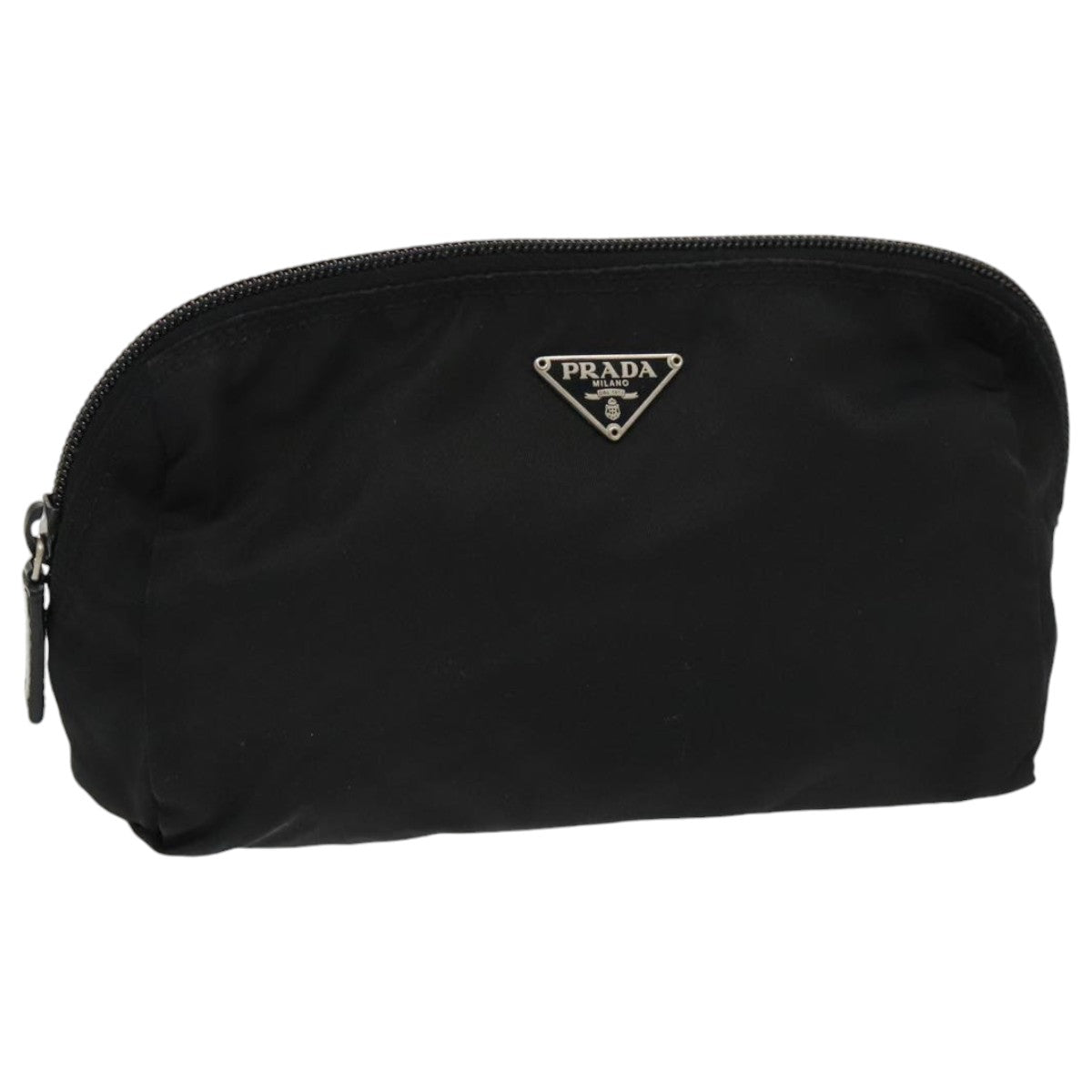 PRADA Pouch Nylon Black Auth ac3297