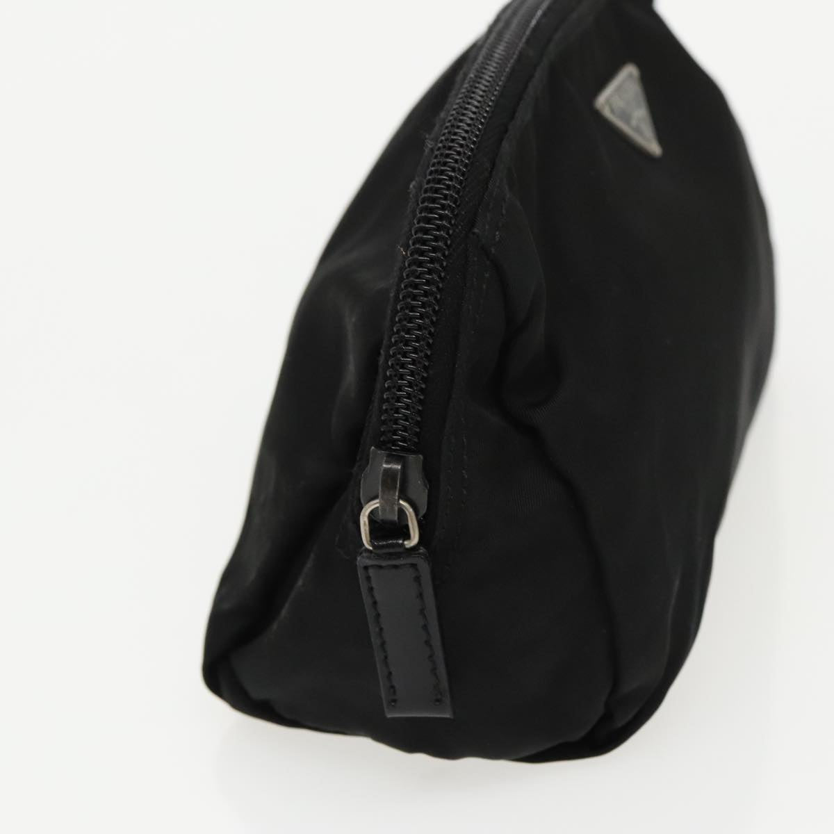 PRADA Pouch Nylon Black Auth ac3297