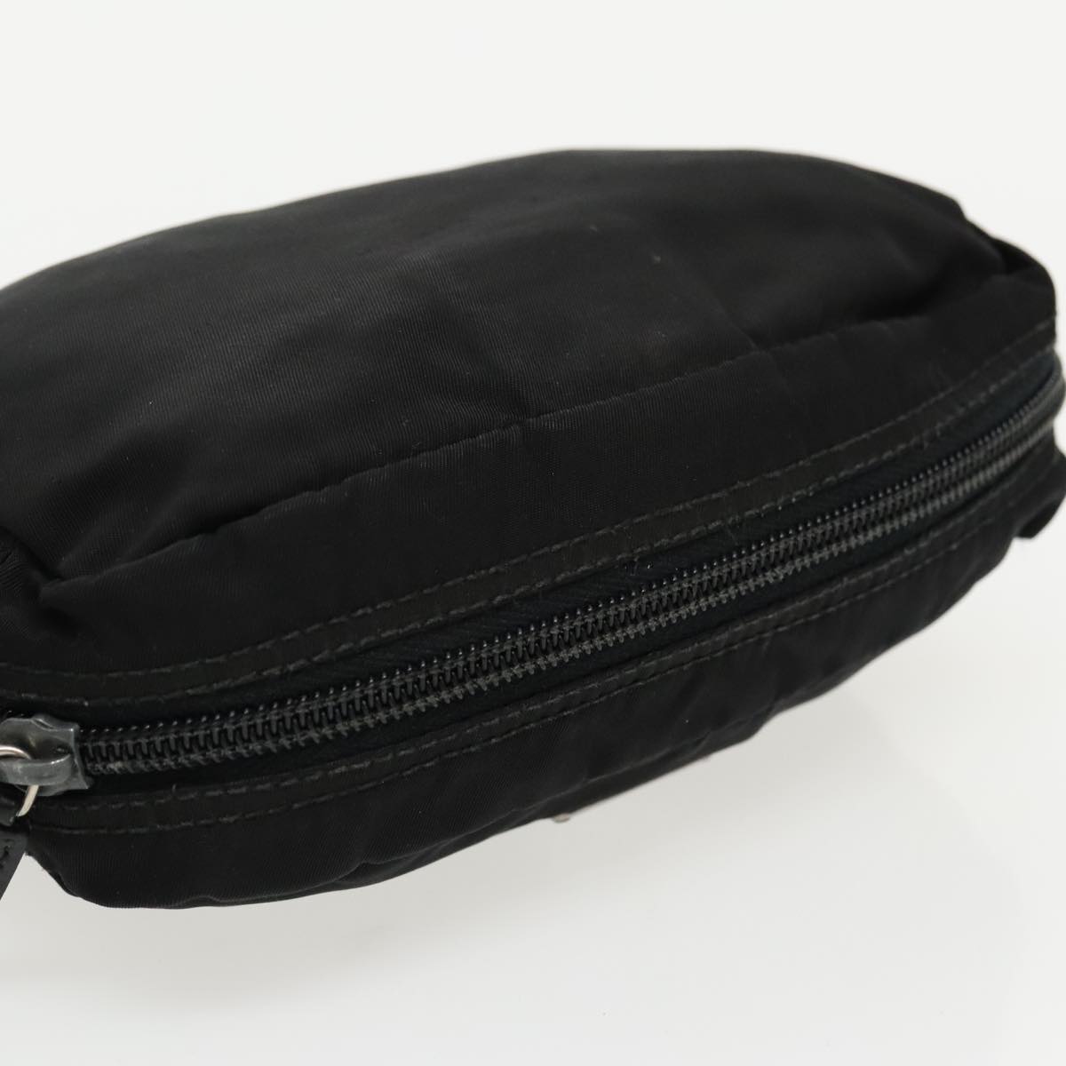 PRADA Pouch Nylon Black Auth ac3298