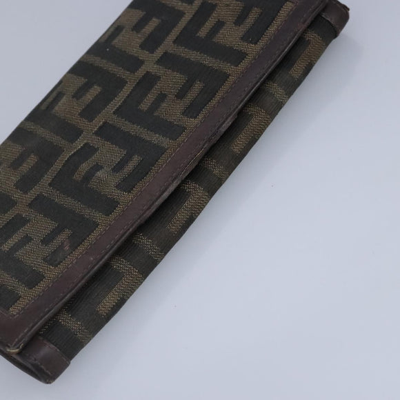 CARTIER Bulgari Fendi Burberry Zucca Wallet Leather Canvas 5 Set Auth ac3300