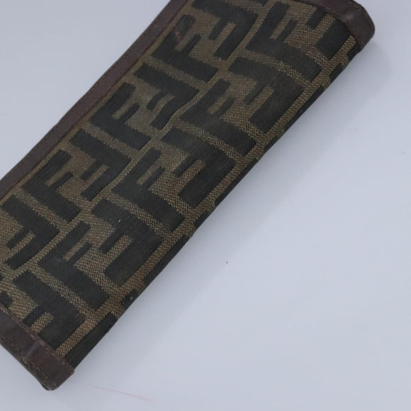 CARTIER Bulgari Fendi Burberry Zucca Wallet Leather Canvas 5 Set Auth ac3300