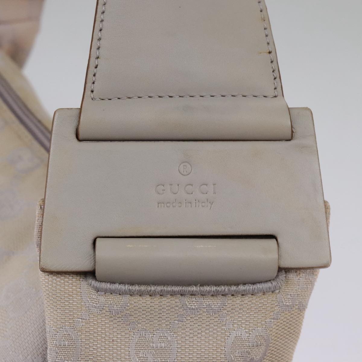 GUCCI GG Canvas Shoulder Bag Purple Gold 92699 Auth ac3306