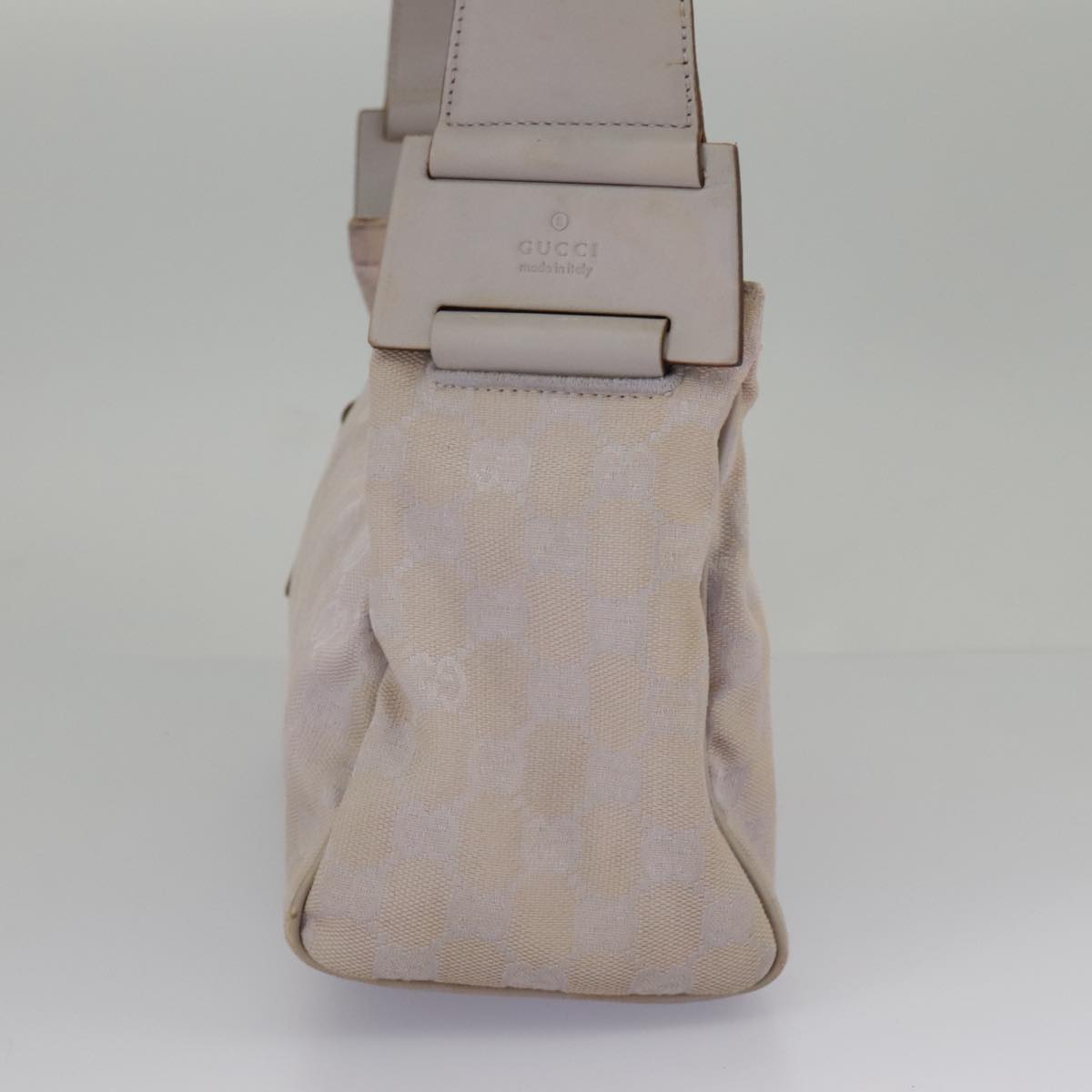 GUCCI GG Canvas Shoulder Bag Purple Gold 92699 Auth ac3306