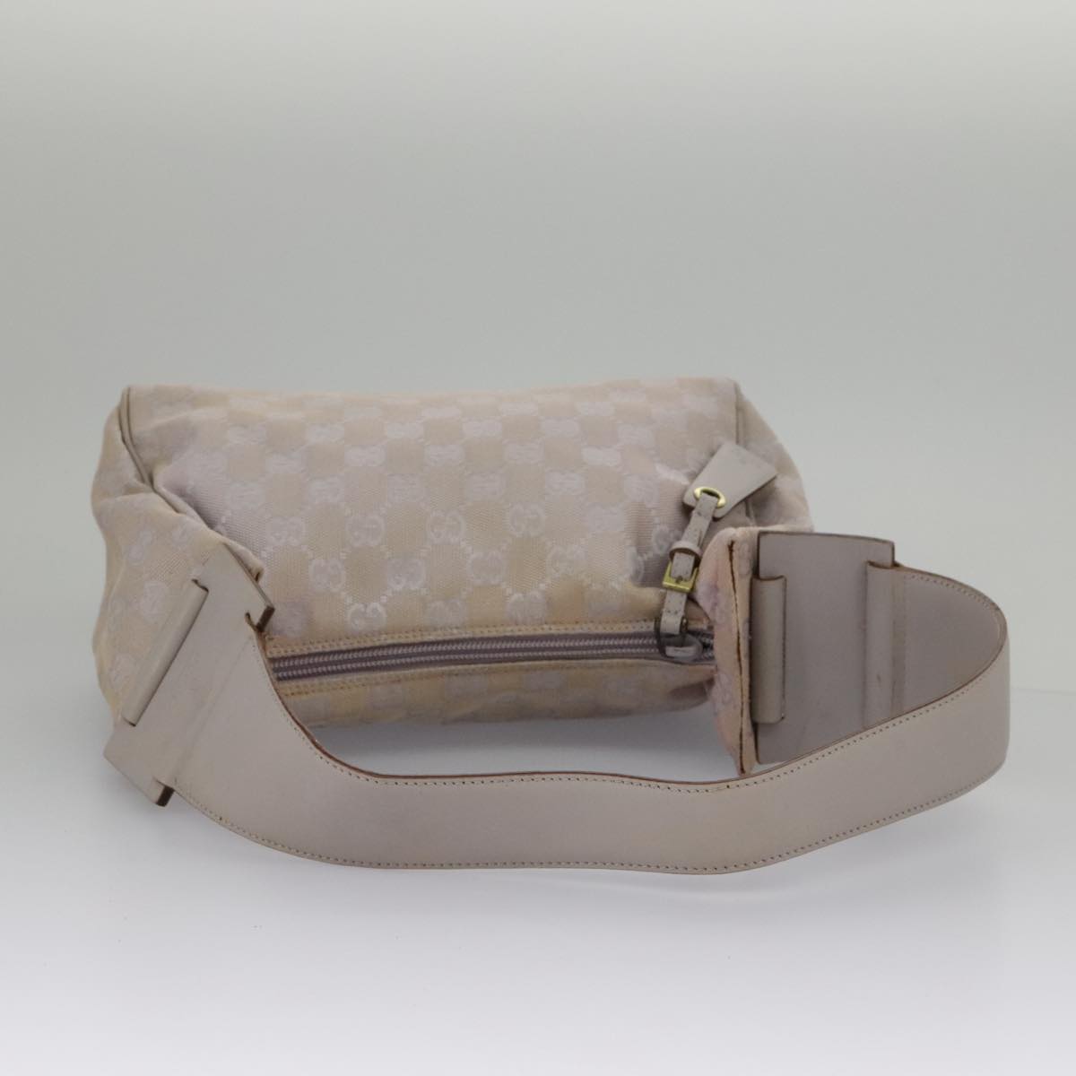 GUCCI GG Canvas Shoulder Bag Purple Gold 92699 Auth ac3306