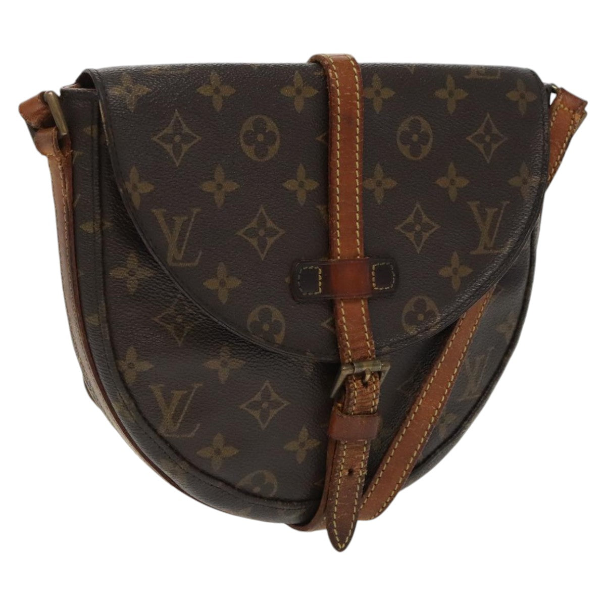 LOUIS VUITTON Monogram Chantilly MM Shoulder Bag M51233 LV Auth ac3316