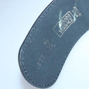 Gianni Versace Belt Leather metal 9.8"""""""" Black Gold Silver Auth ac3322-15