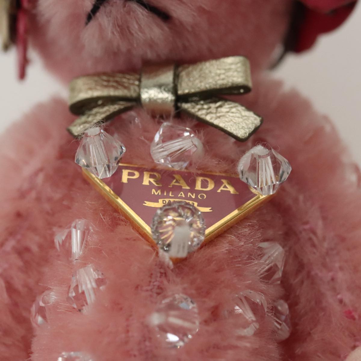 PRADA Charm Pink Auth ac3345