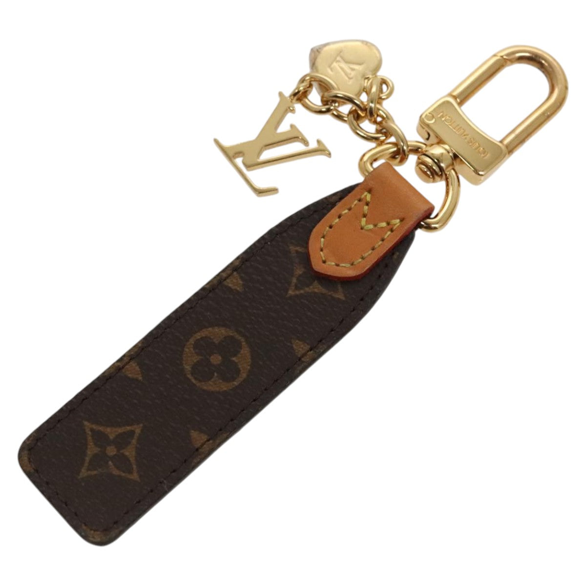 LOUIS VUITTON Monogram LV Cherished Key Holder M01184 LV Auth ac3346