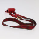 FENDI AirPods case Pouch Leather Red Auth ac3375V-7