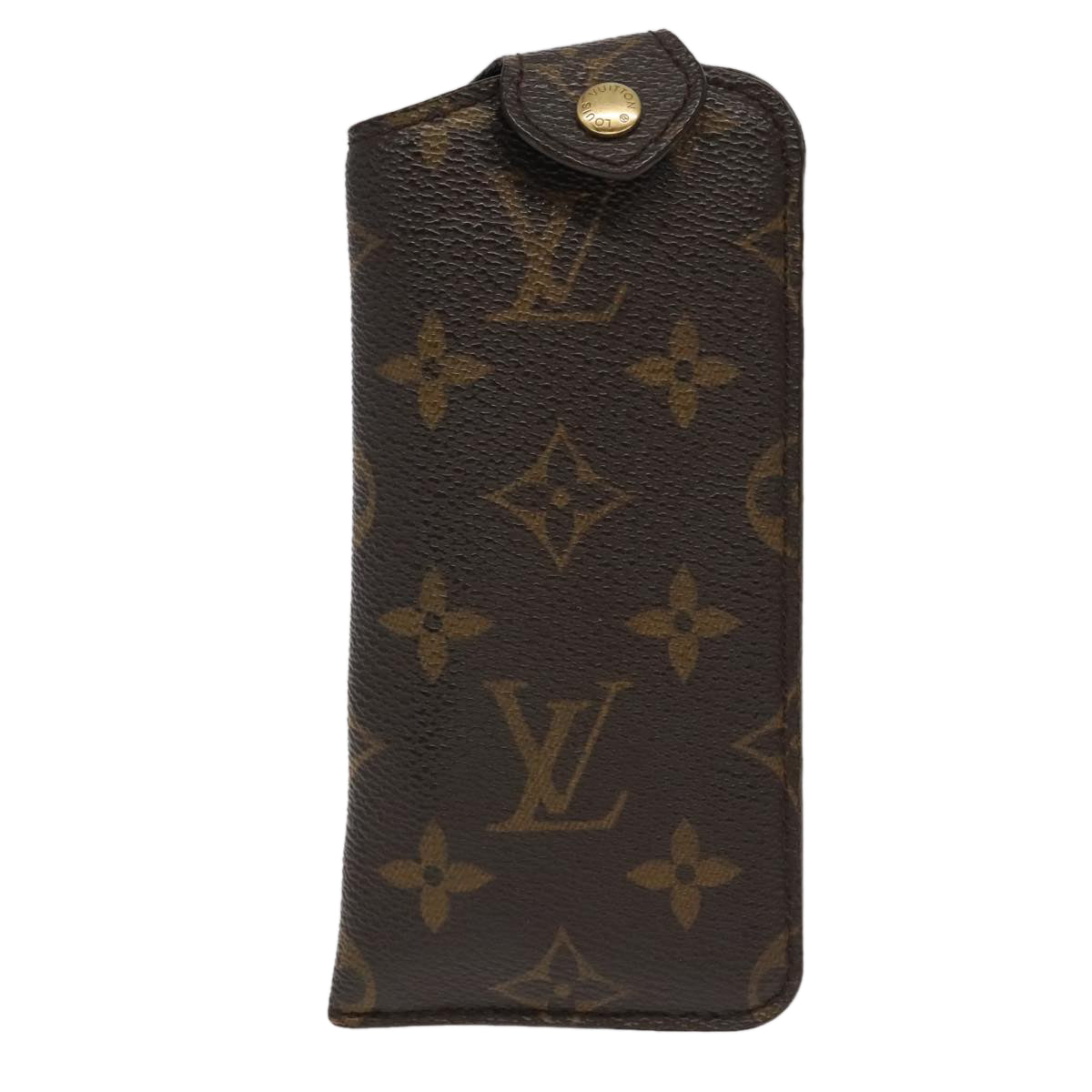 LOUIS VUITTON Monogram Etui Lunette PM Glasses Case M66545 LV Auth ac3377