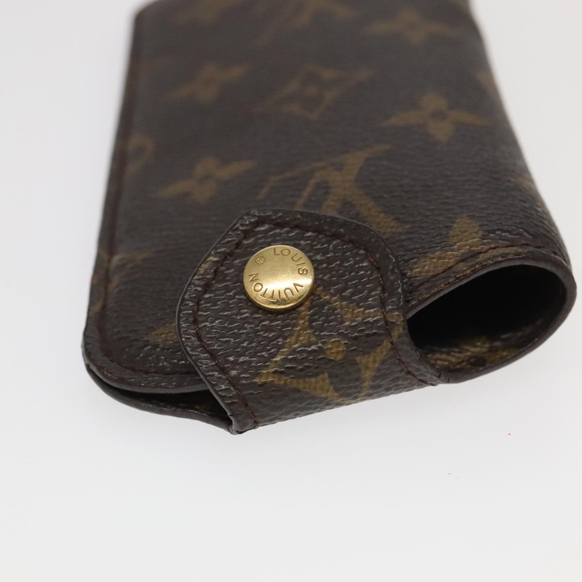 LOUIS VUITTON Monogram Etui Lunette PM Glasses Case M66545 LV Auth ac3377