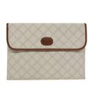 BALLY Clutch Bag PVC White Auth ac3387-13