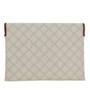 BALLY Clutch Bag PVC White Auth ac3387-2