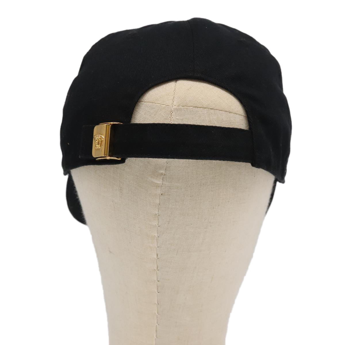 VERSACE Cap cotton Black Auth ac3393